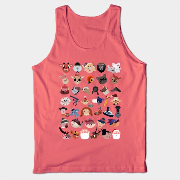 Rudolph Iconography Tank Top by JPenfieldDesigns